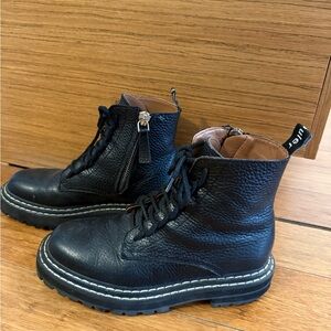 Black Leather Proenza Schouler Boots